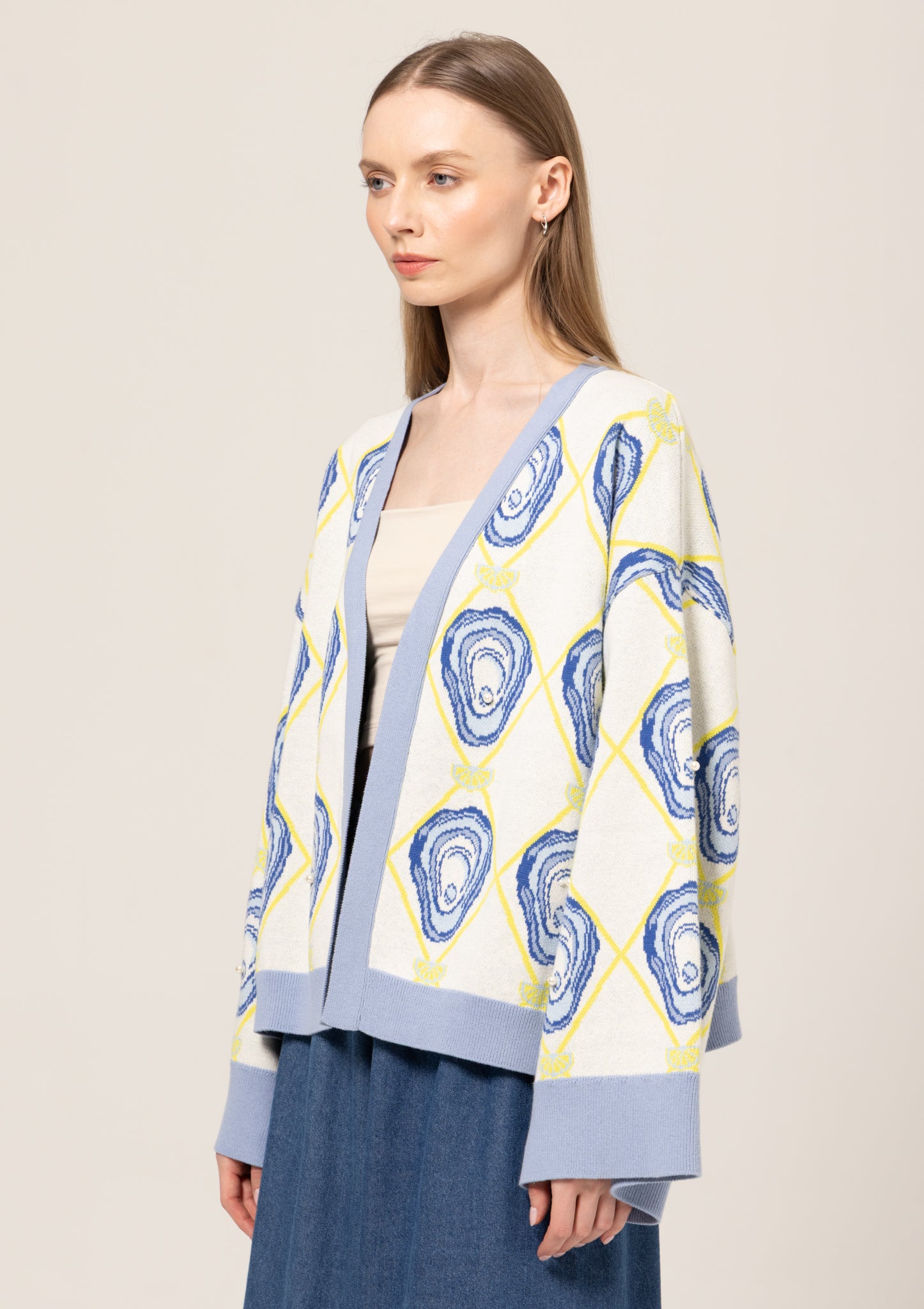 Citron Pearl Cardigan