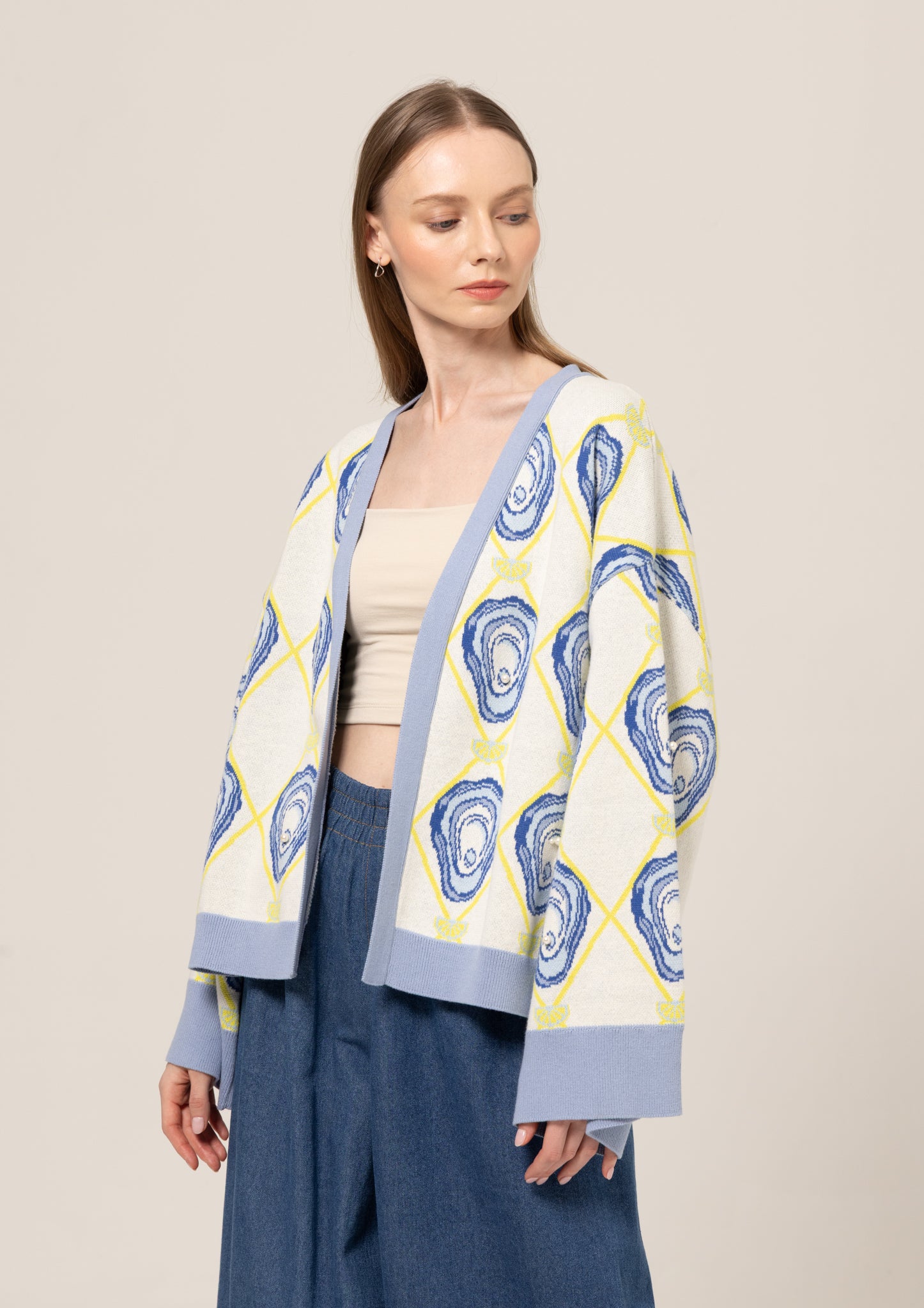 Citron Pearl Cardigan