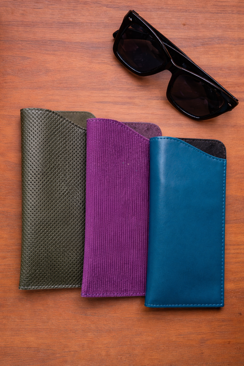 Kim White - Glasses Case - Green/Blue/Purple