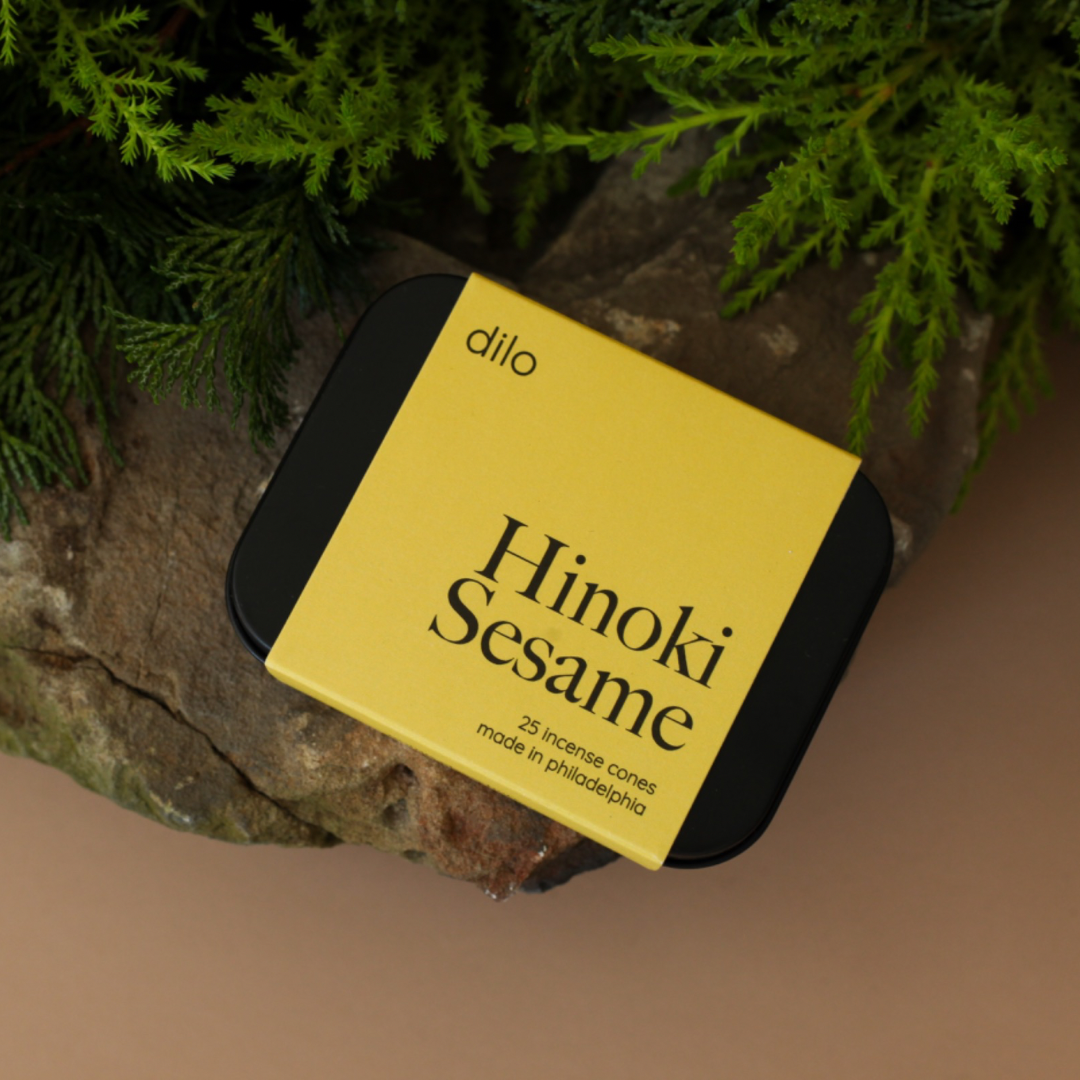 Hinoki Sesame Incense - dilo Elsewhere Collection