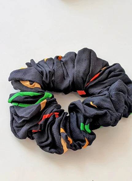Scrunchie - Navy Stix