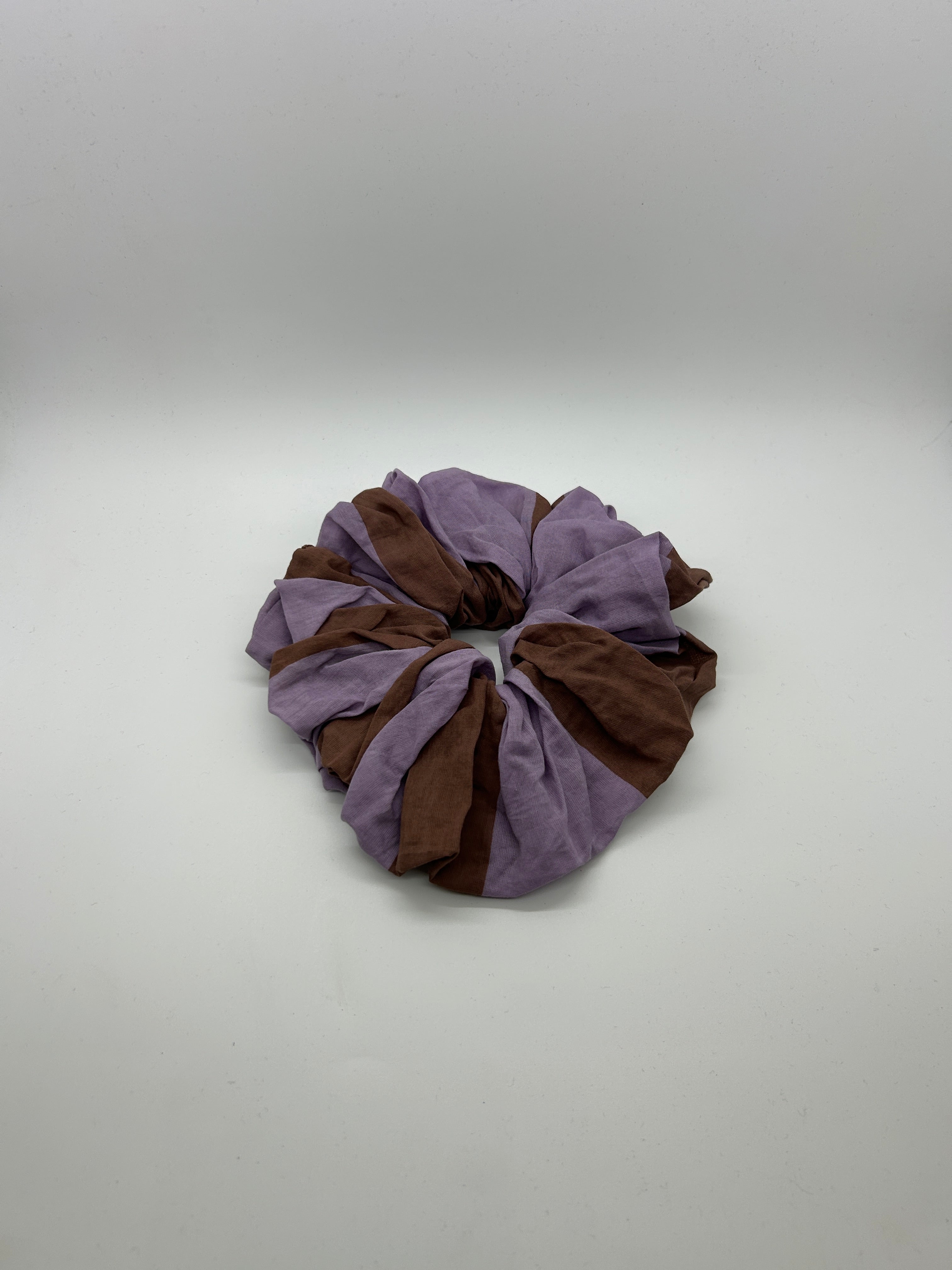 Scrunchie - Chestnut Stripe