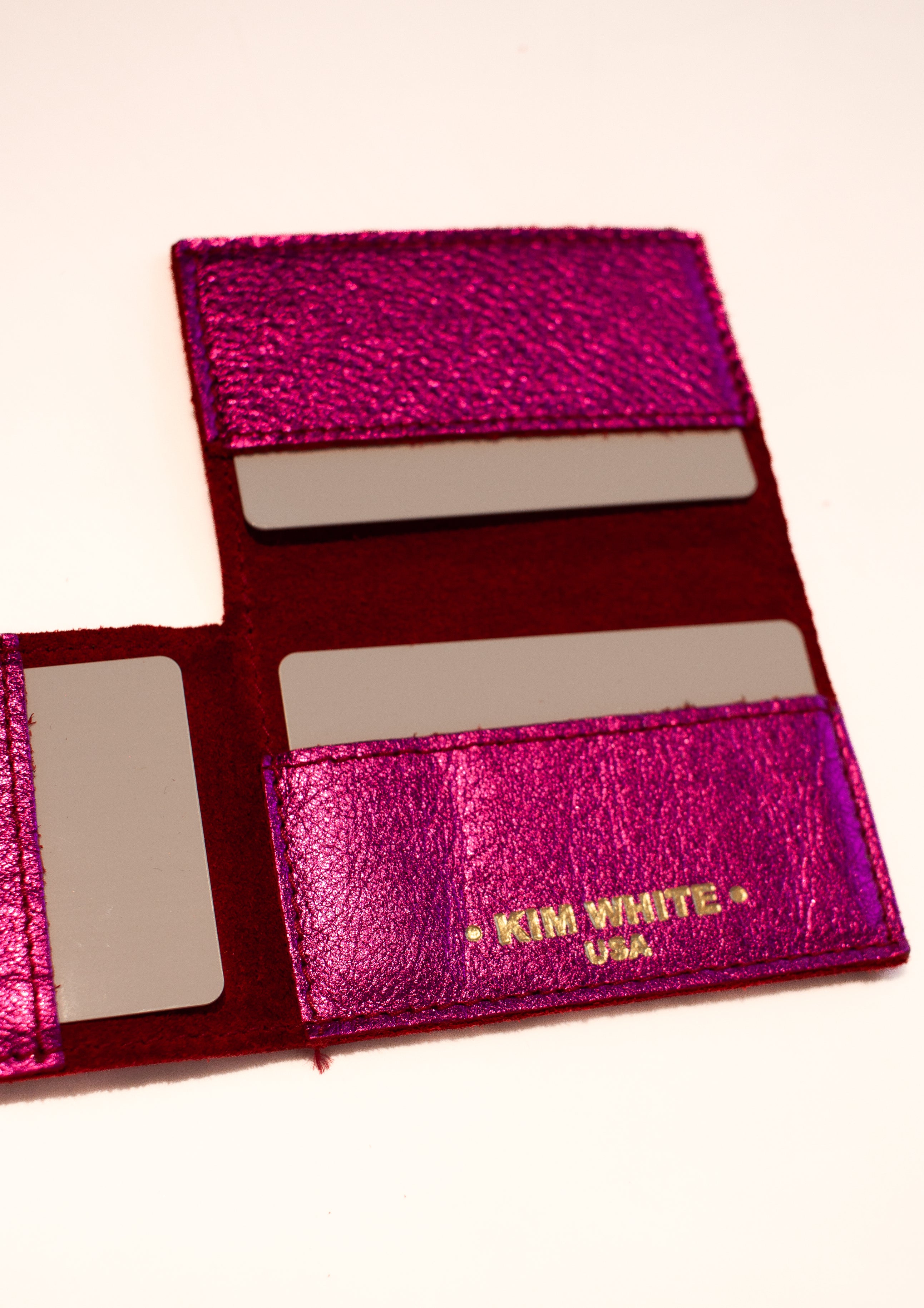 Kim White - Wallet - Red/Pink/Purple