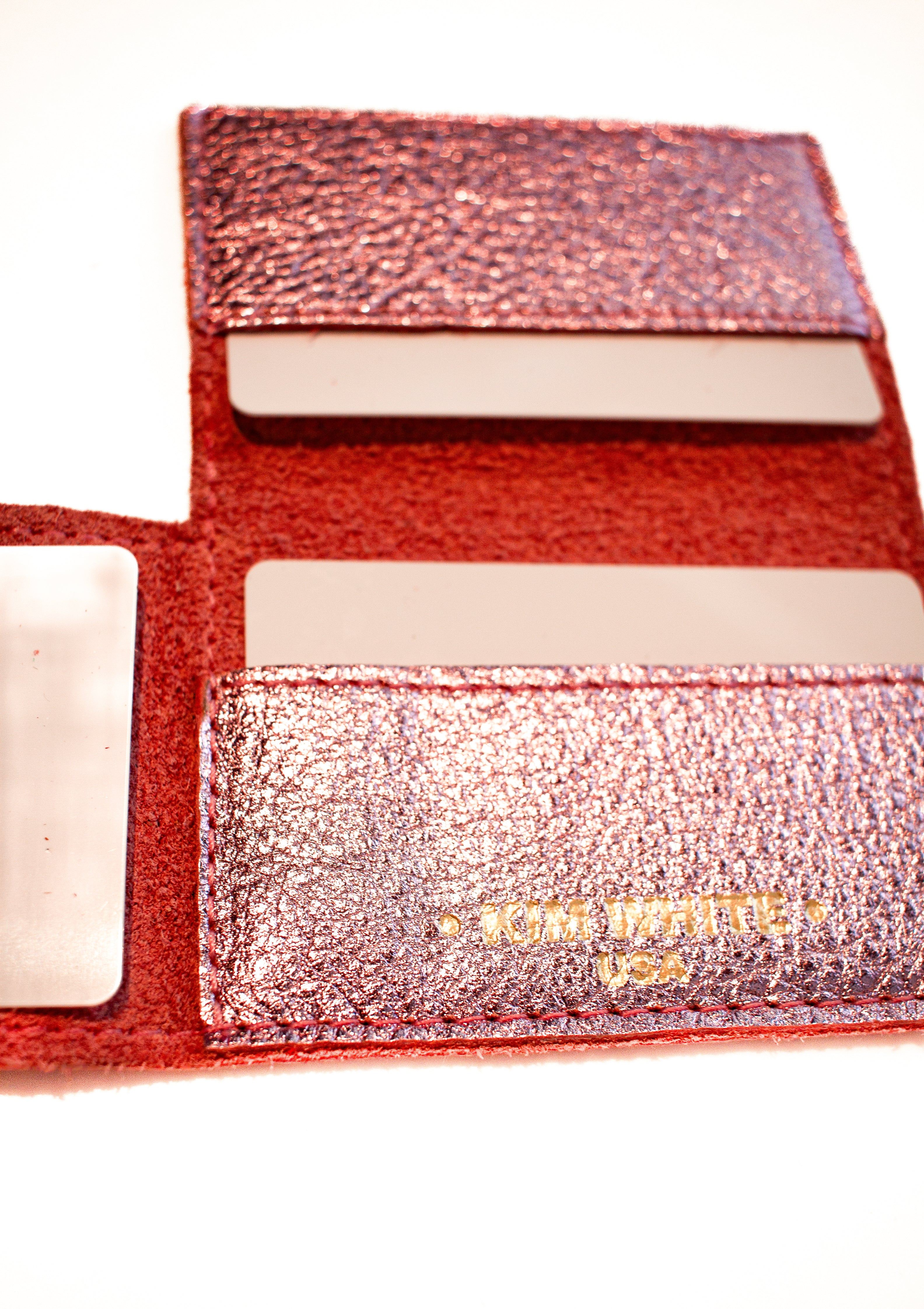 Kim White - Wallet - Red/Pink/Purple