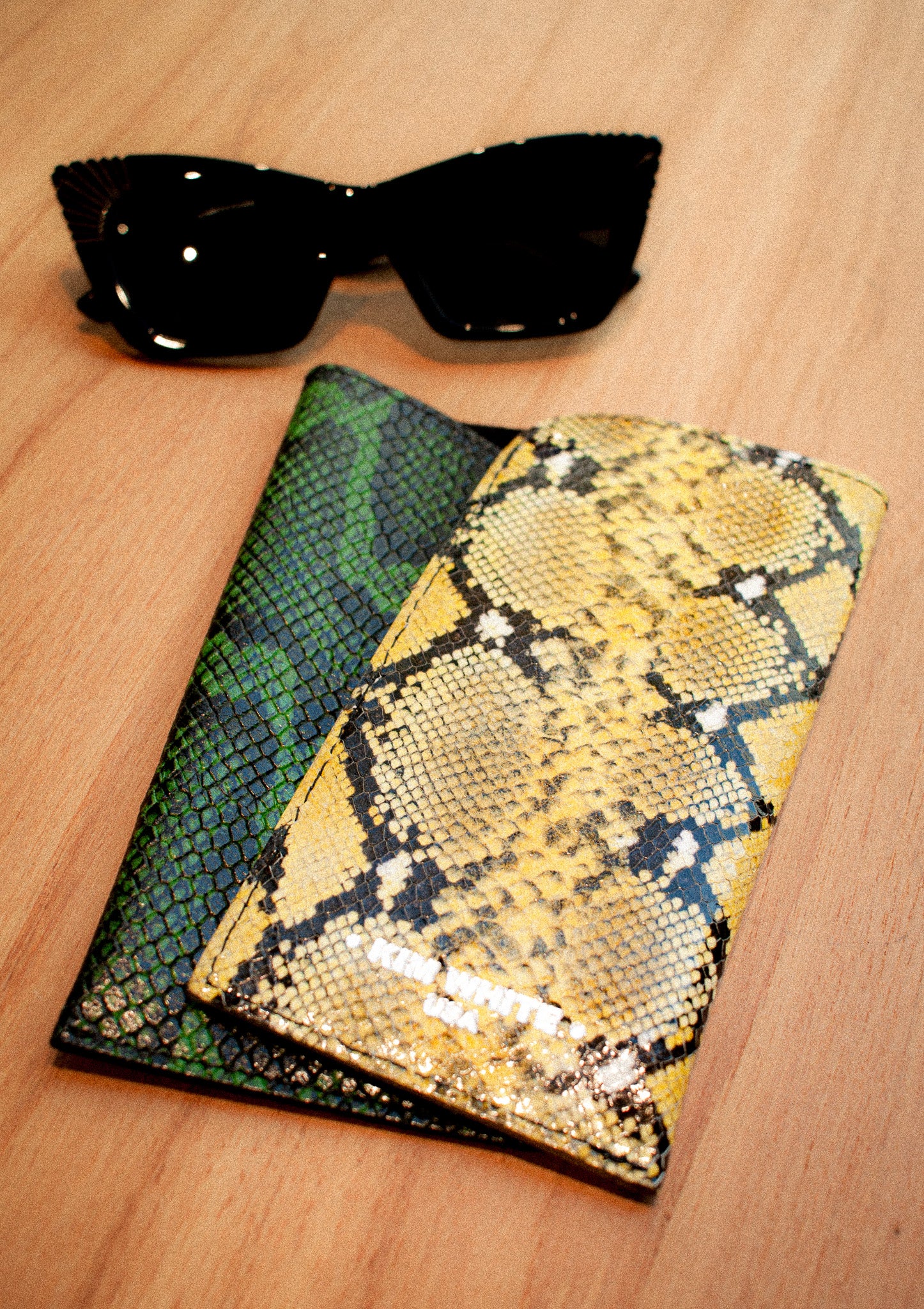 Kim White - Eye Glasses Case - Snake