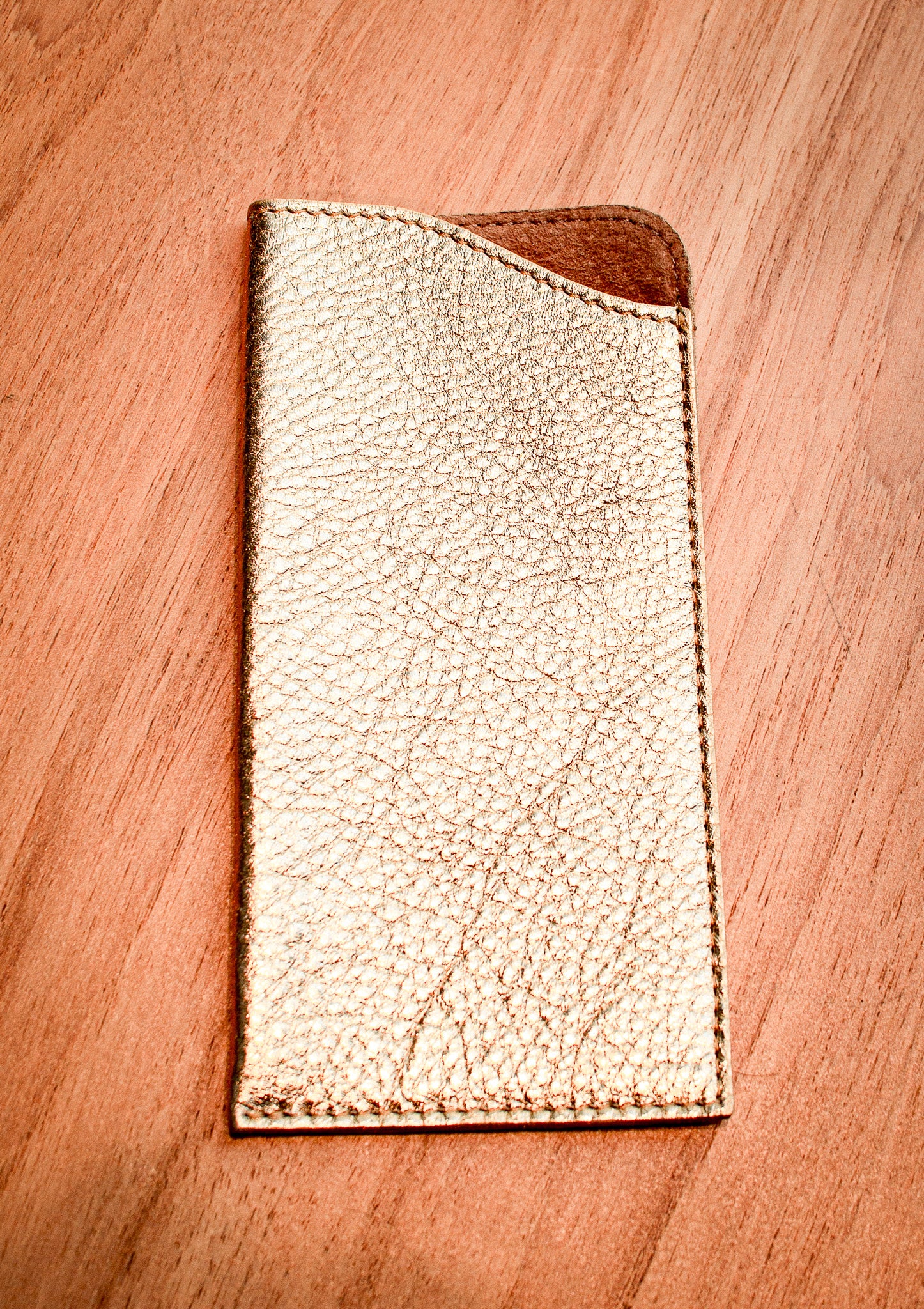 Kim White - Glasses Case - Gold/Silver