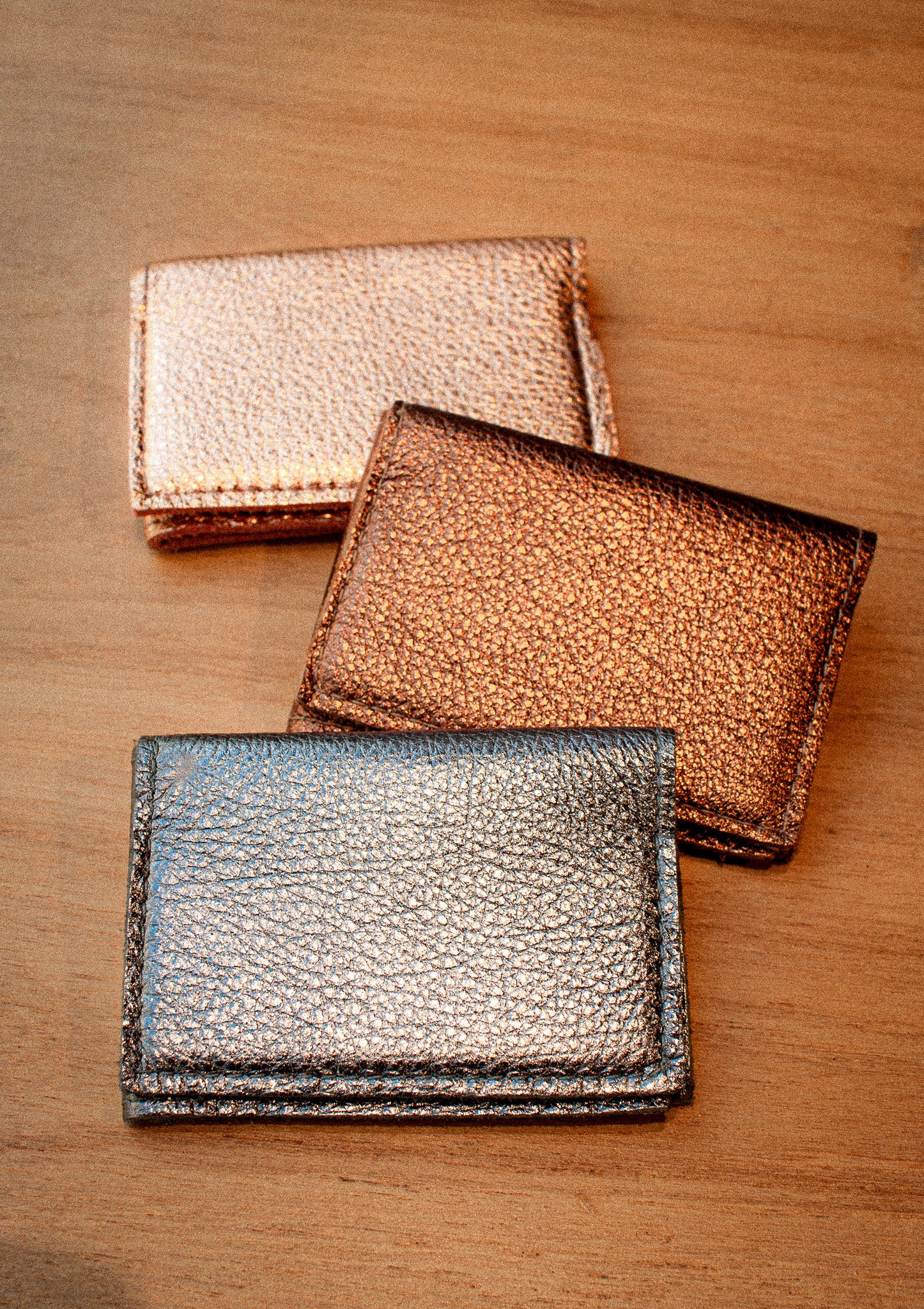 Kim White - Wallet - Brown/Silver