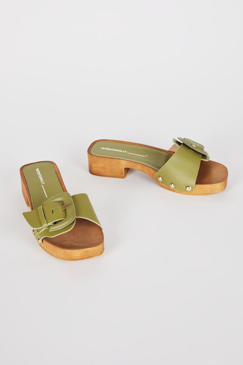 Mar Leather Clog