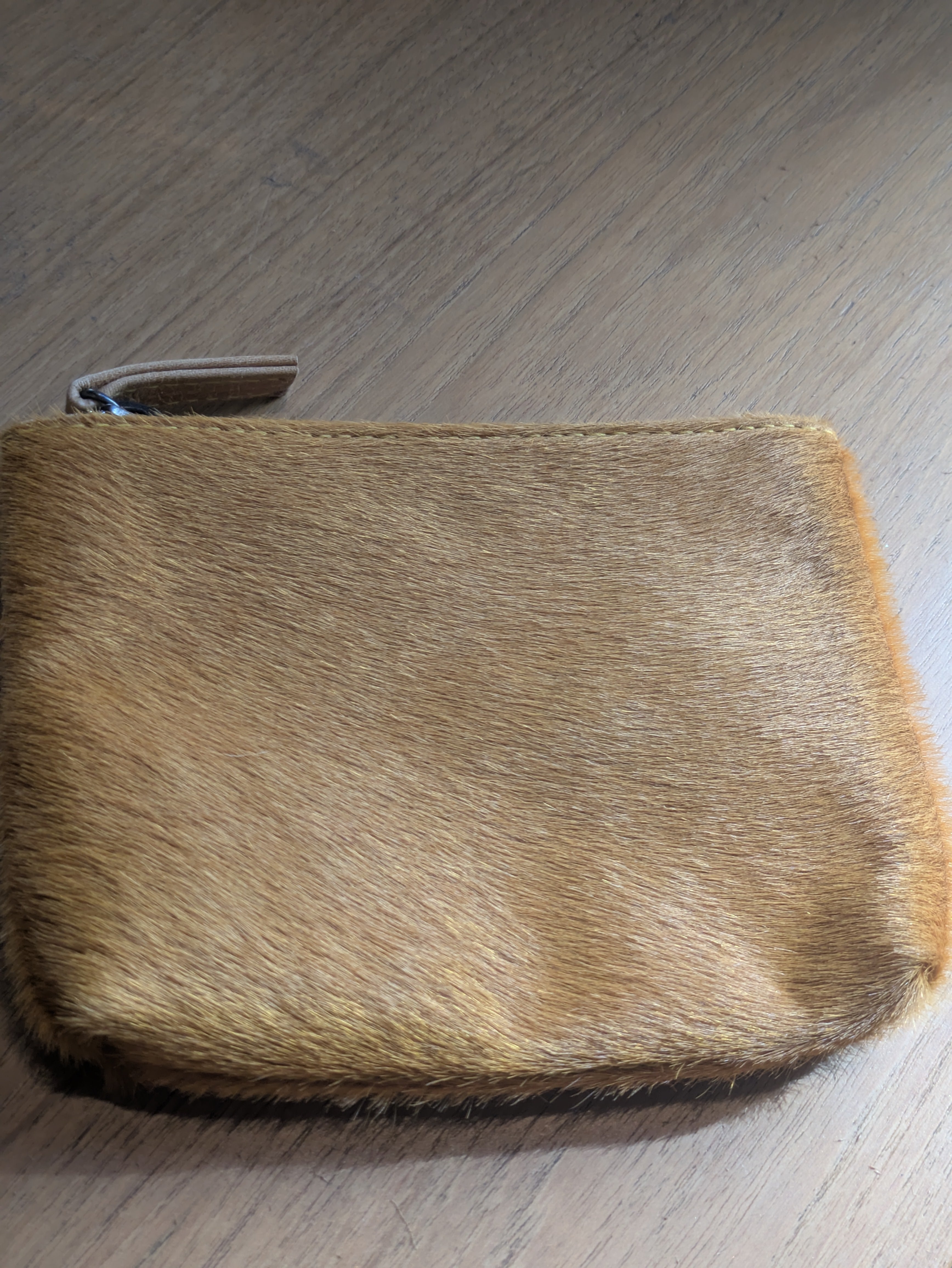 Kim White - Small Cosmetic Bags - Solid Color Fur