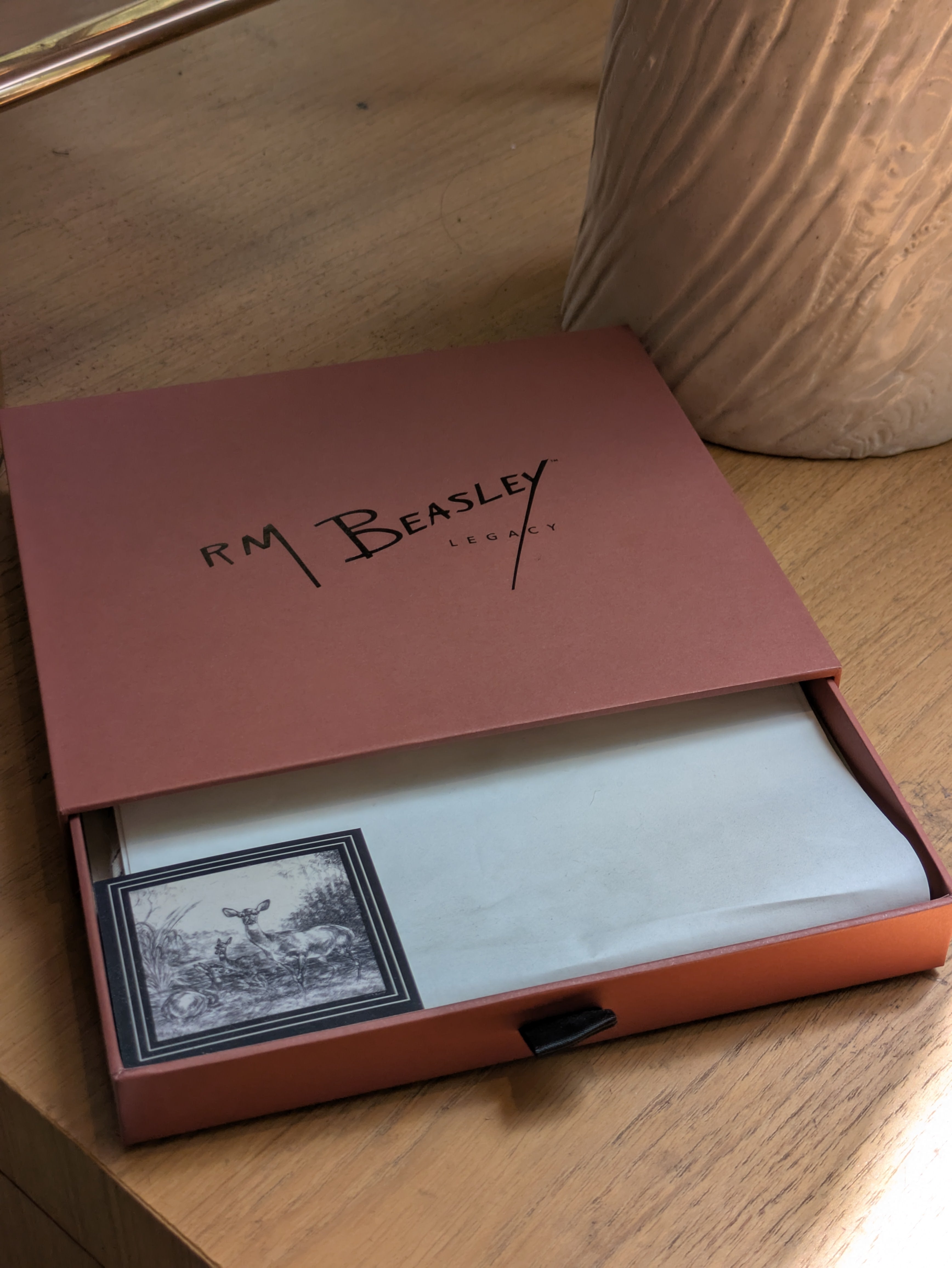 RM Beasley Cupro Scarves - Cowboy w/ Horse and Bull