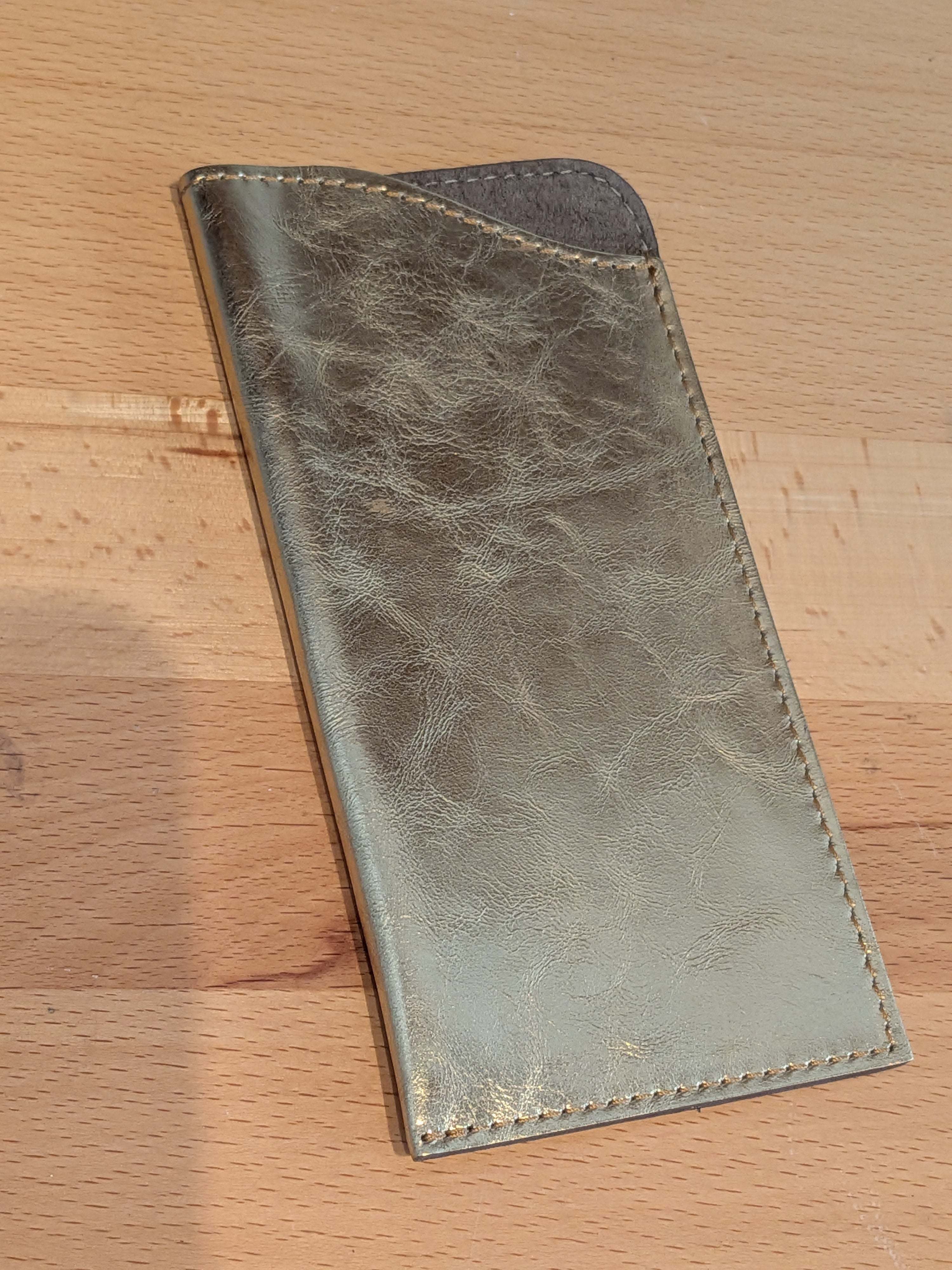 Kim White - Glasses Case - Gold/Silver