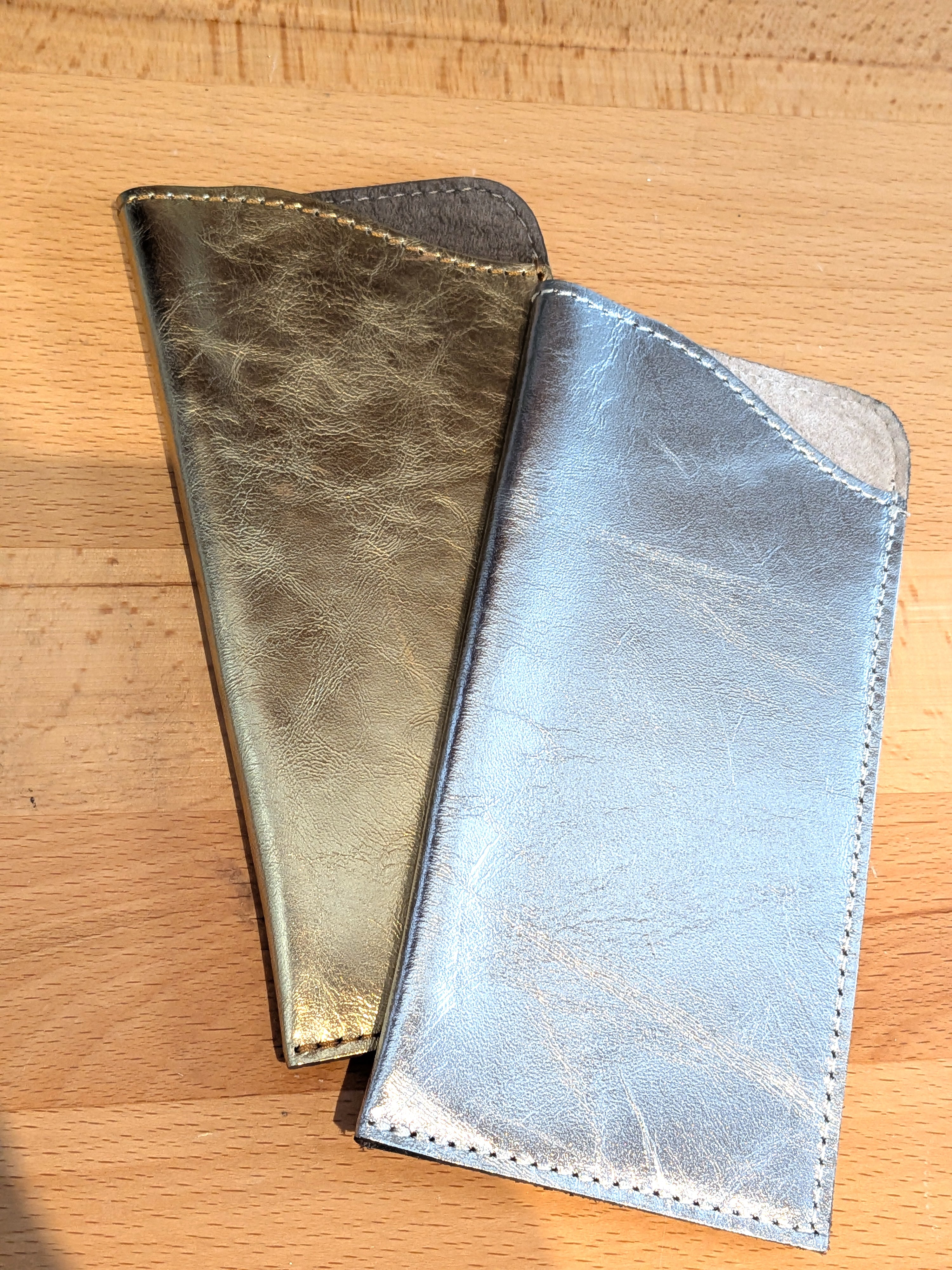 Kim White - Glasses Case - Gold/Silver