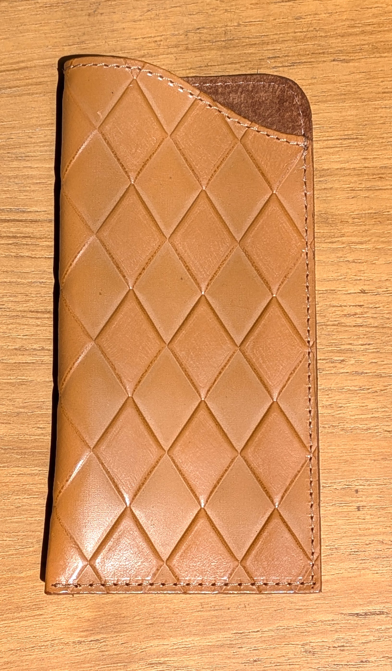Kim White - Glasses Case - White/Tan