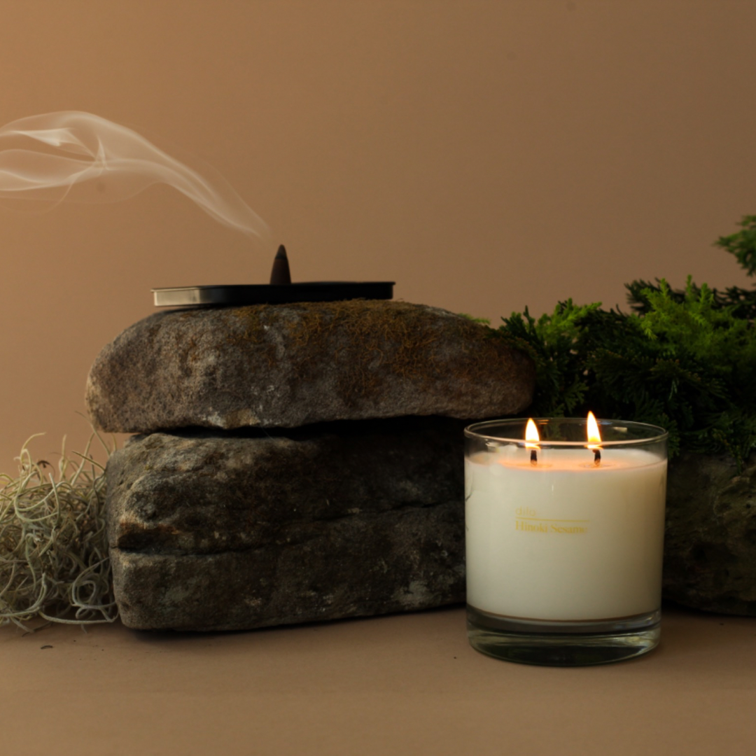 Hinoki Sesame Incense - dilo Elsewhere Collection