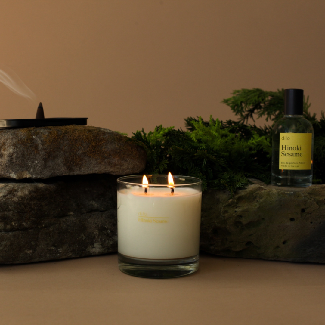 dilo- HINOKI SESAME CANDLE
