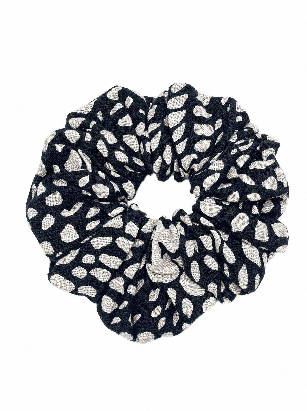 Scrunchie - Black Pebble