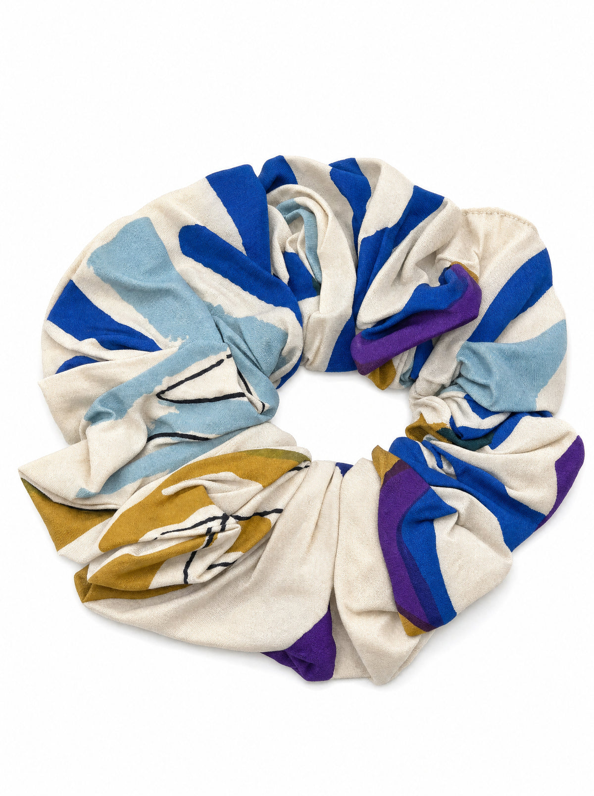 Scrunchie - Cream Fleur
