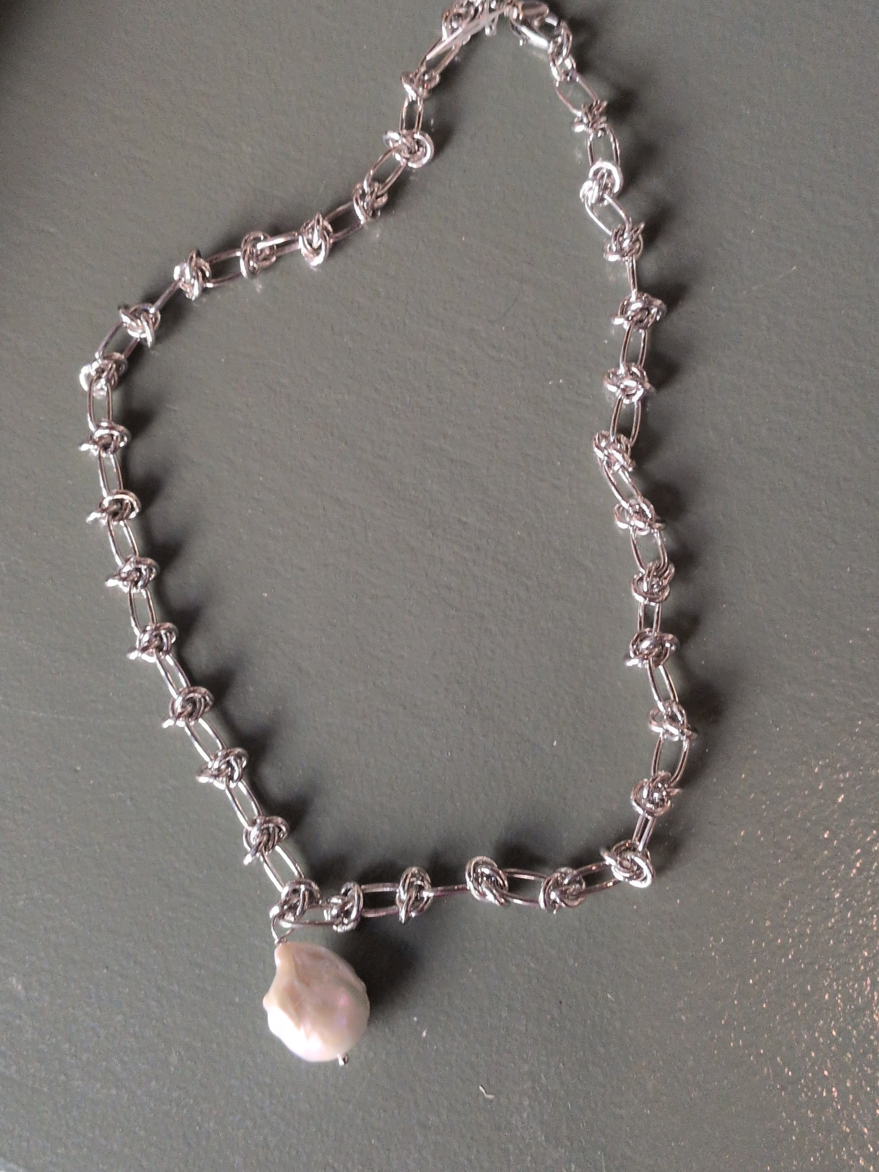 BY ORLY - Baroque Pearl Pendant Necklace
