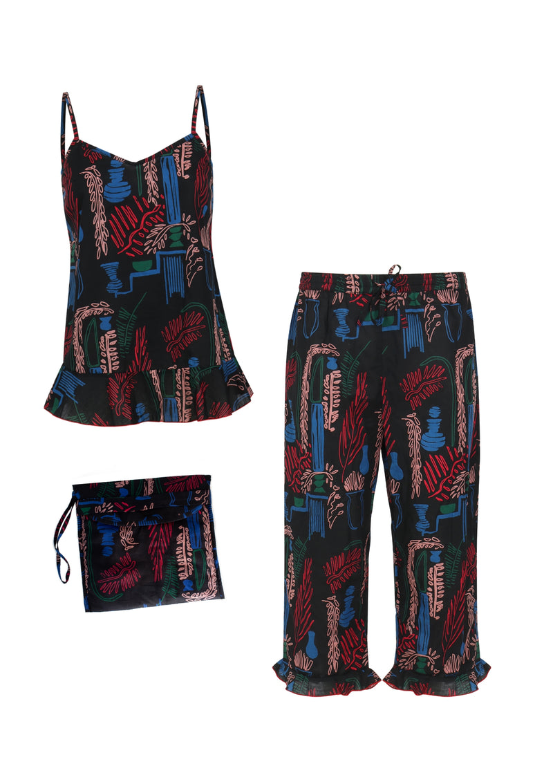 Arden Pajama Set with Pouch