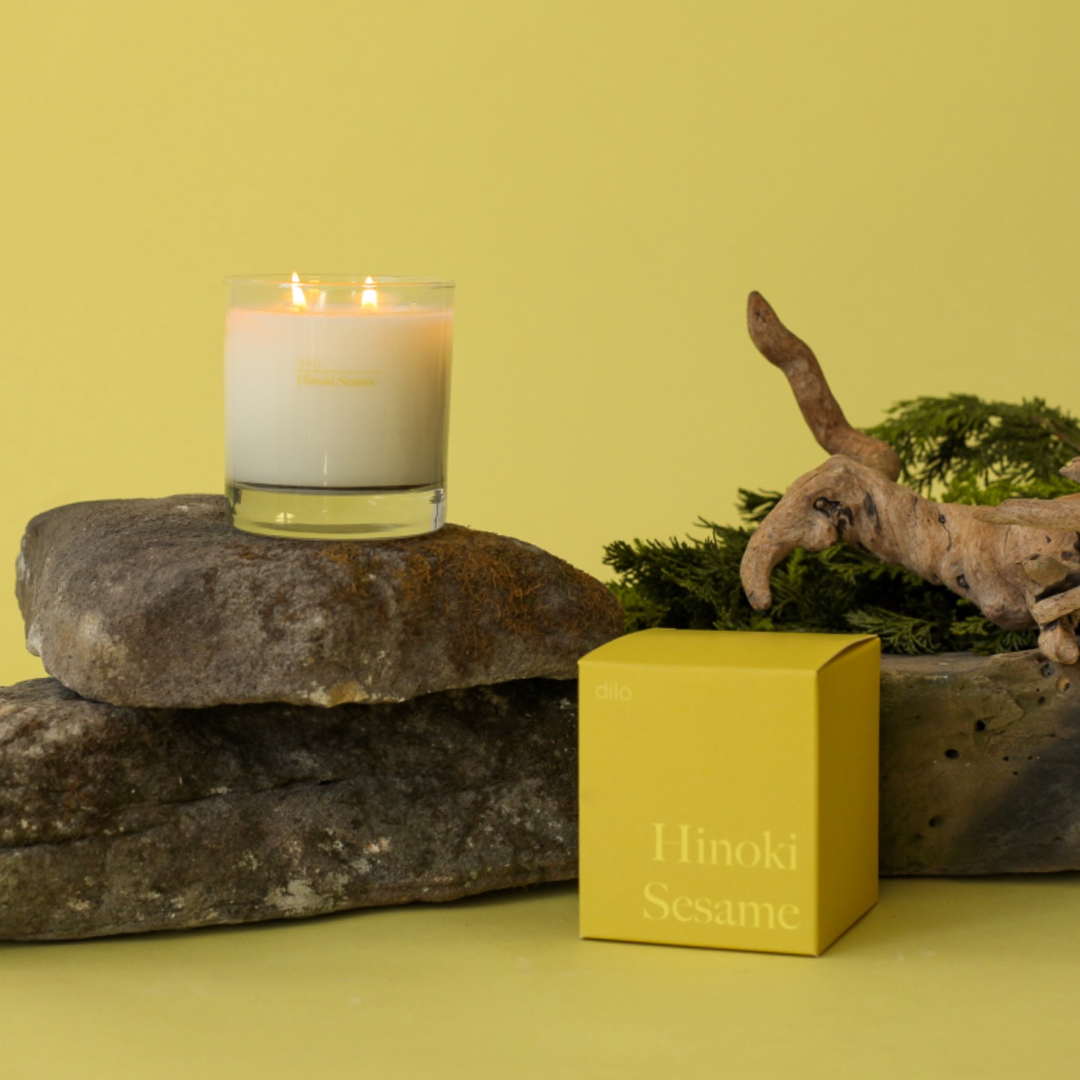 dilo- HINOKI SESAME CANDLE