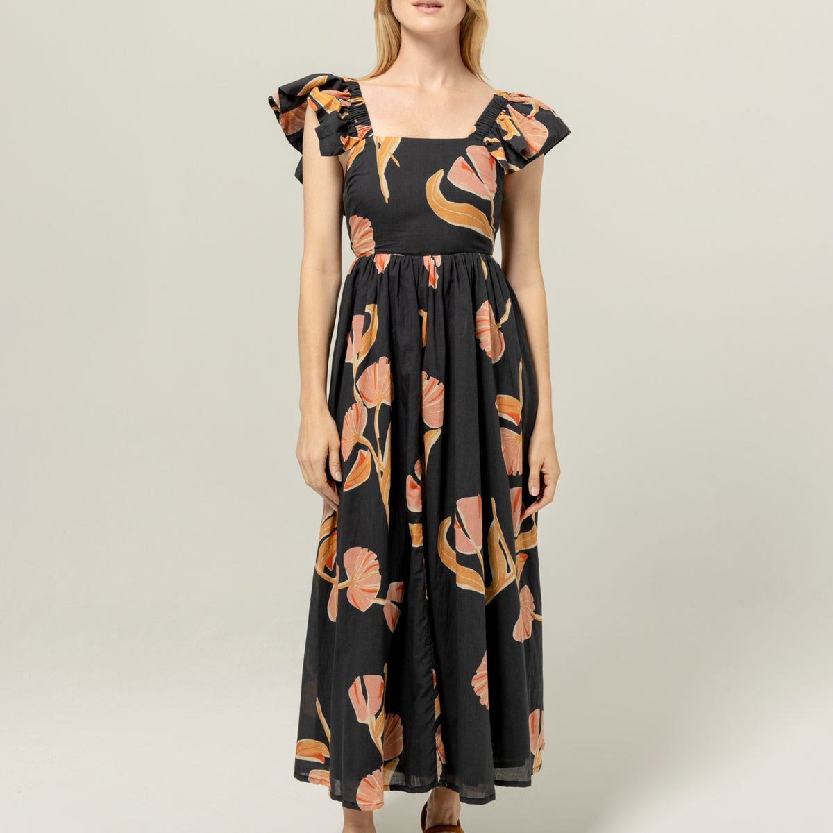 Grace Dress | BEL KAZAN | Dahlia | 80s Organic Cotton