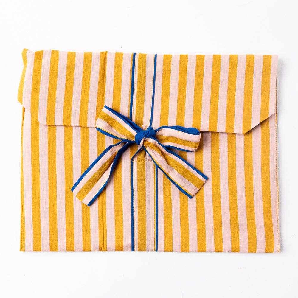 Bonnie Pajama Set Mustard & Blush: L