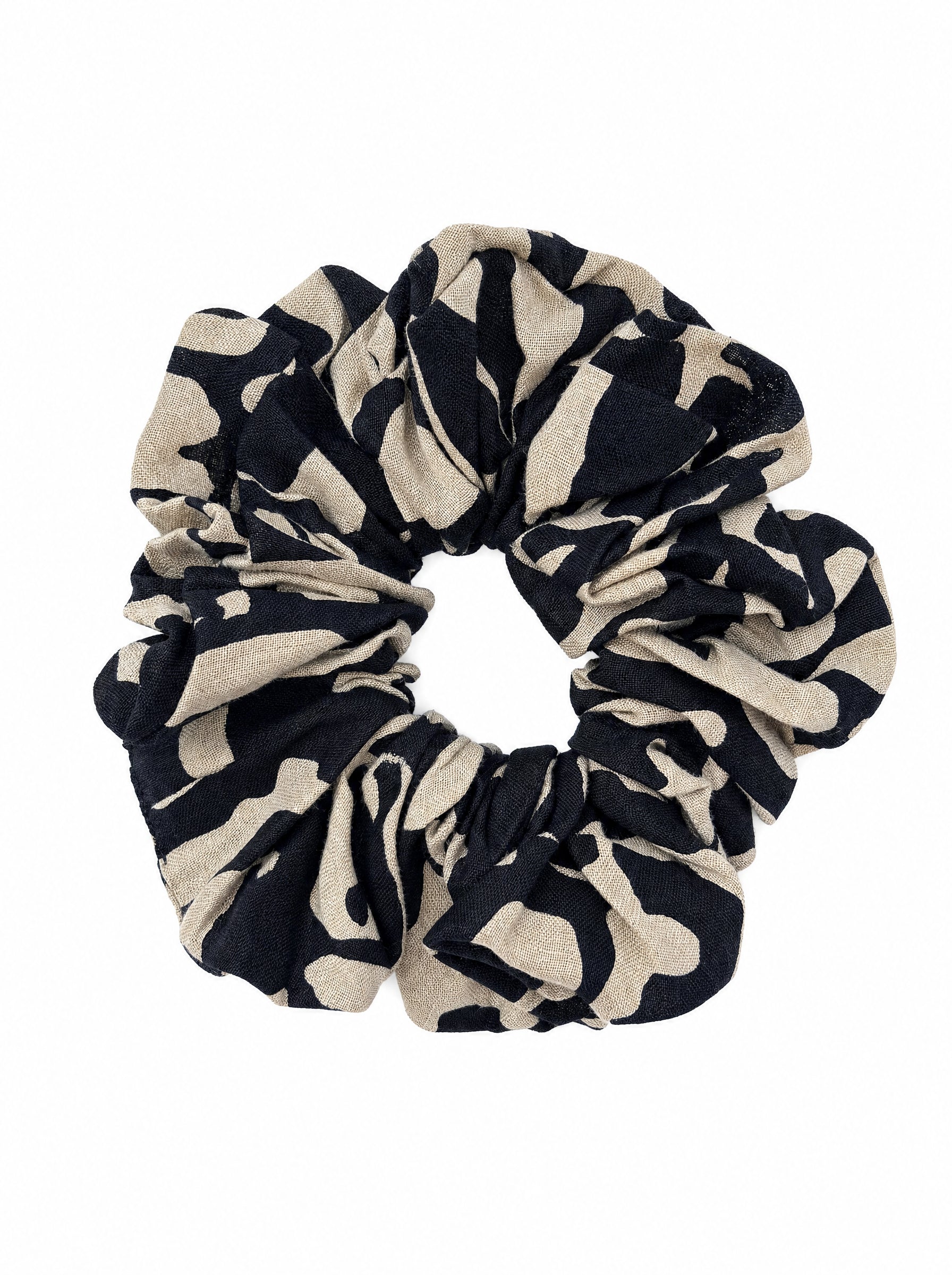 Scrunchie - Black Sahara