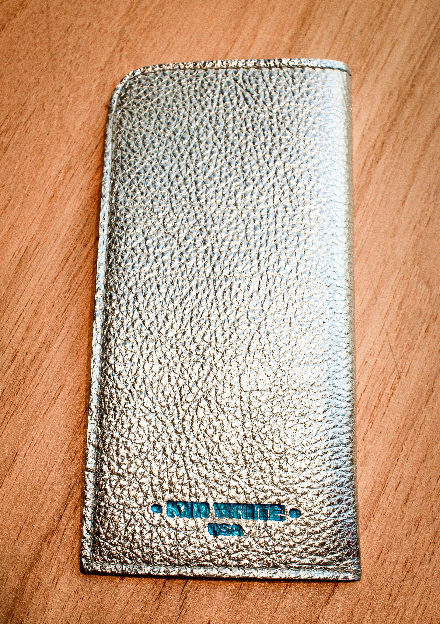 Kim White - Glasses Case - Gold/Silver