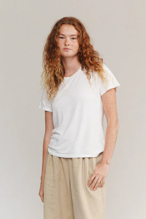 Jungmaven Hemp Tees - Lorel Tee - White