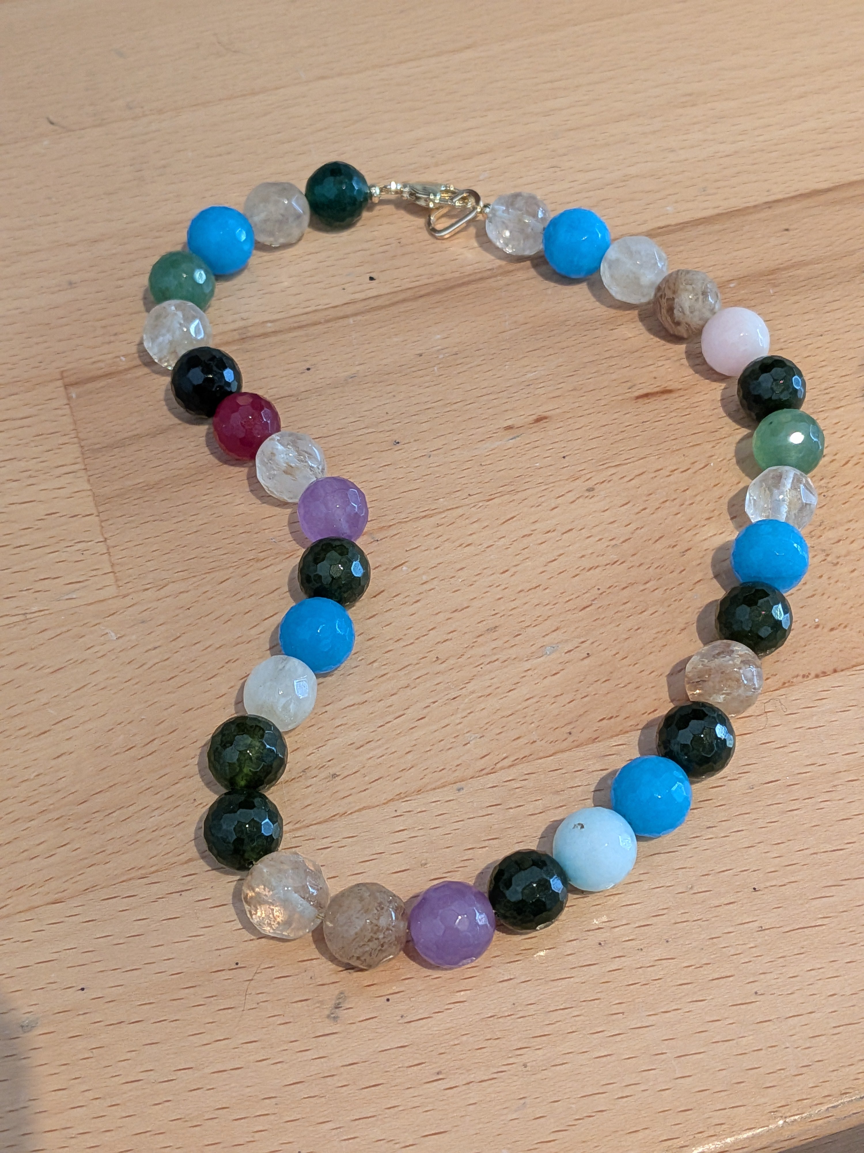 BY ORLY - Multicolor Gemstone Necklace