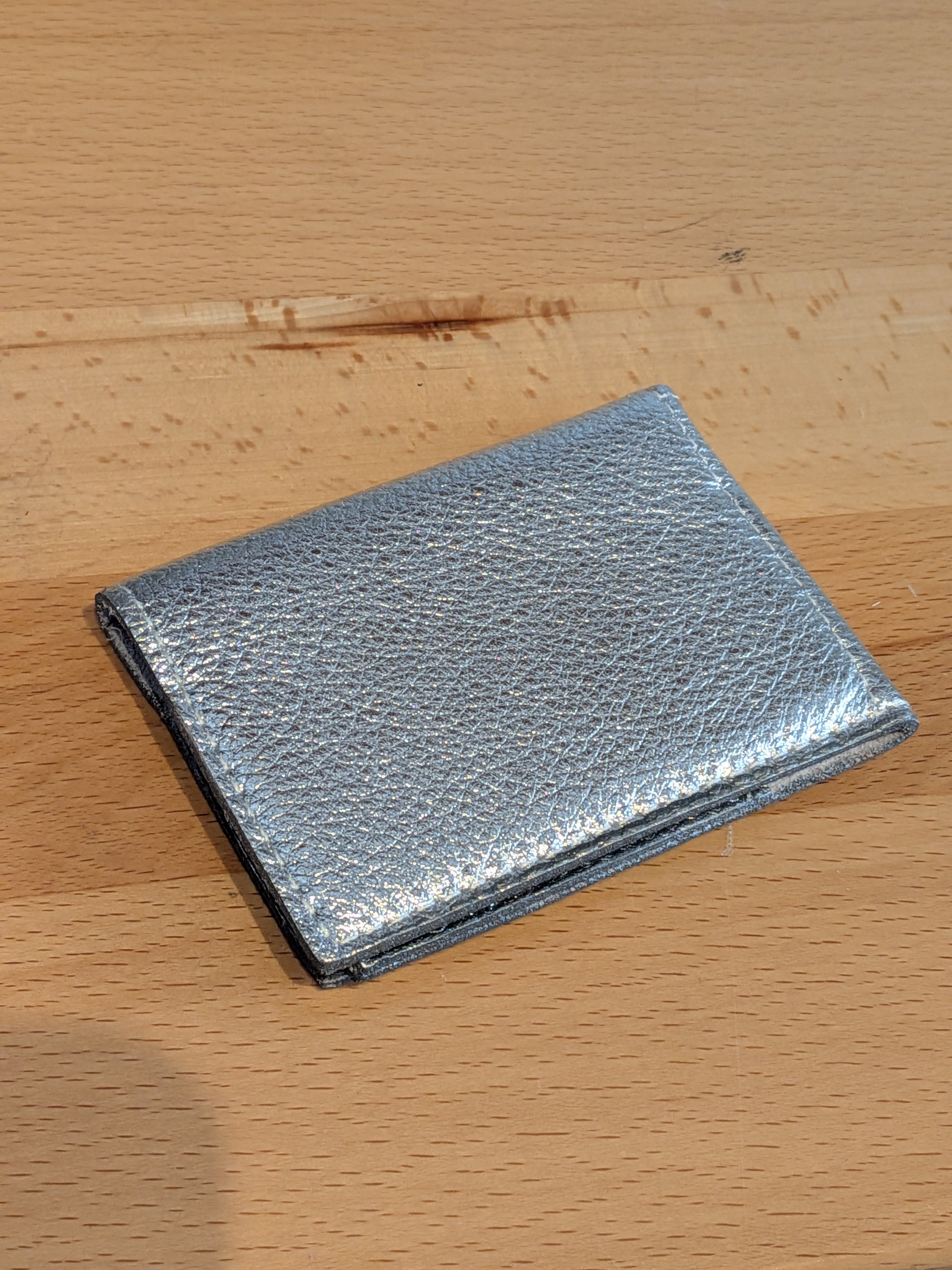 Kim White - Wallet - Brown/Silver