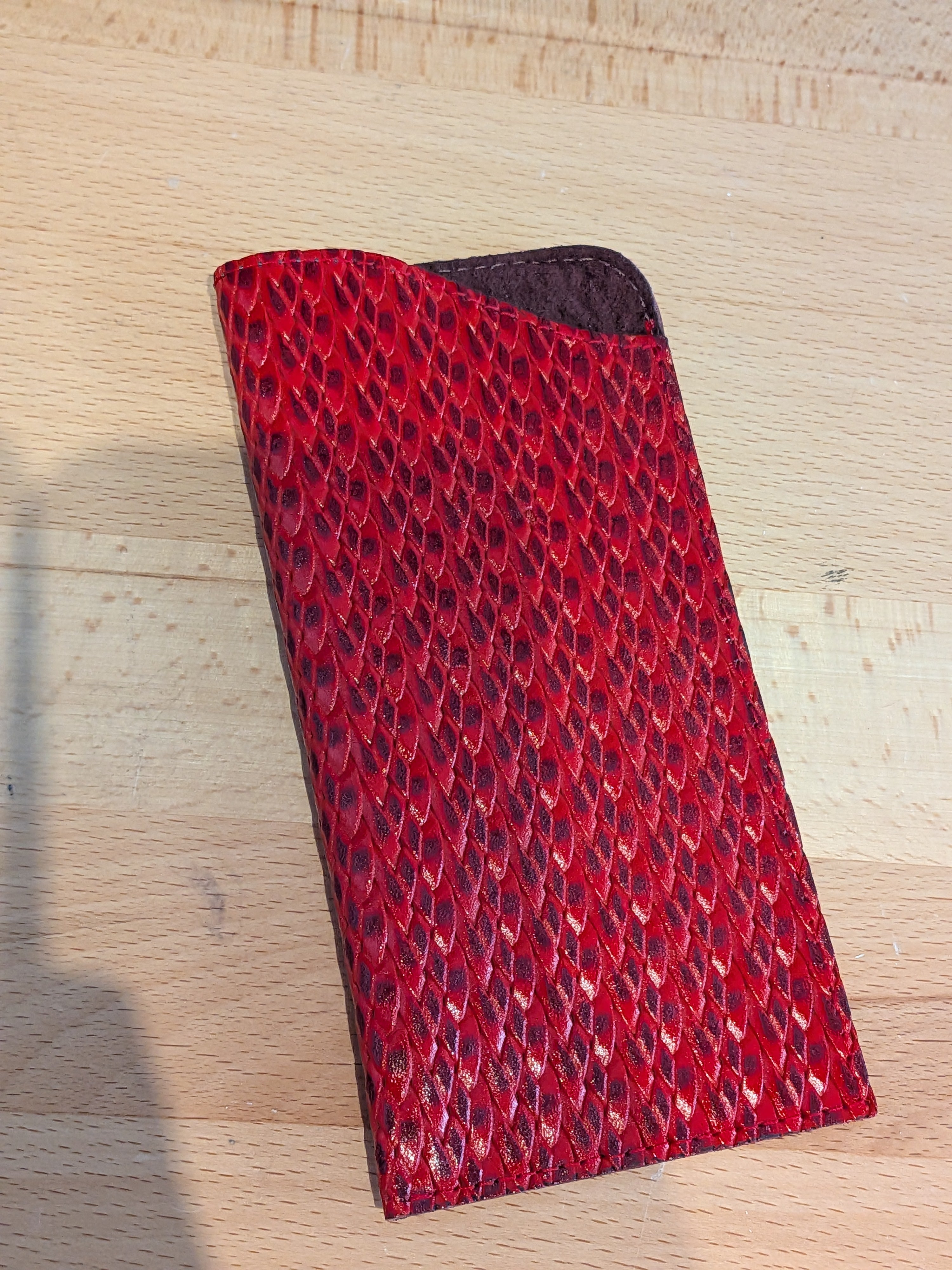 Kim White - Glasses Case - Red/Orange