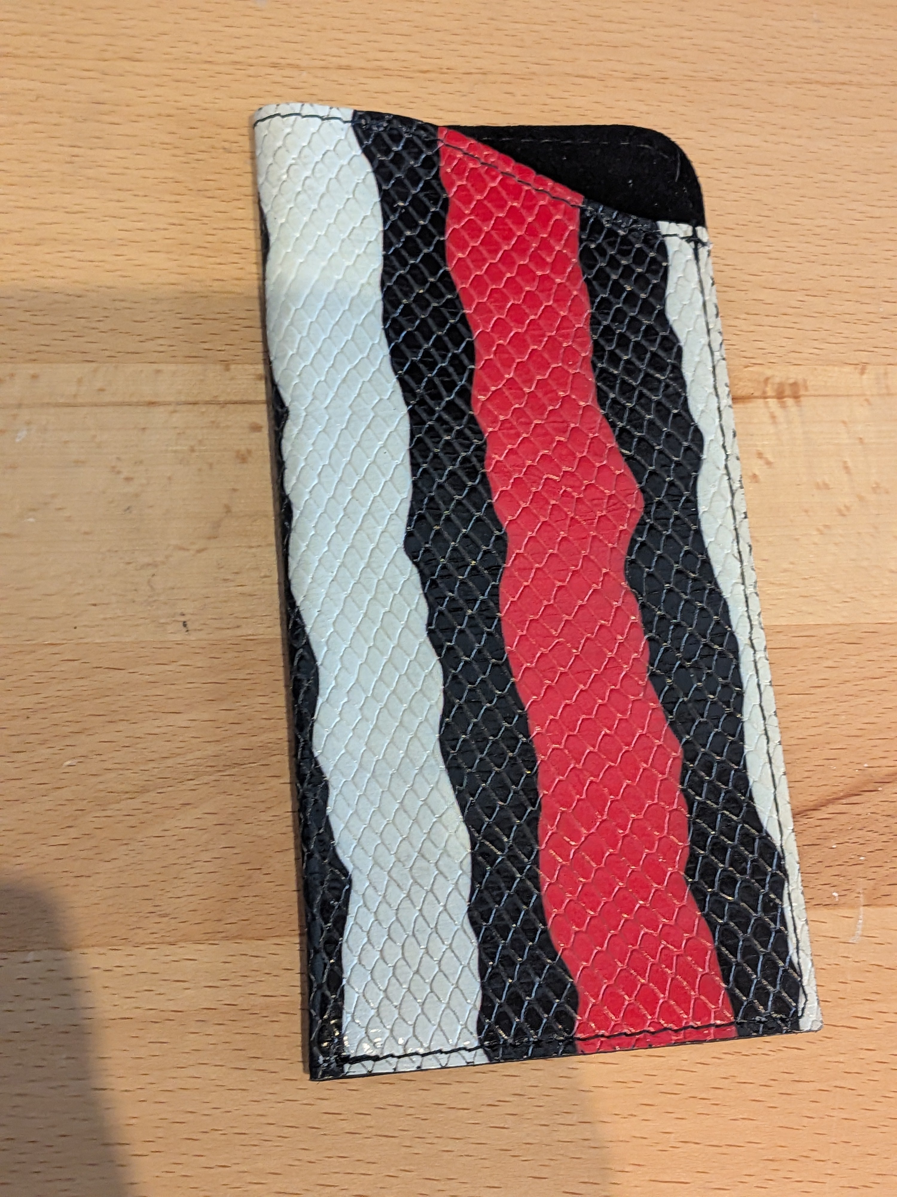 Kim White - Glasses Case - Red/Orange