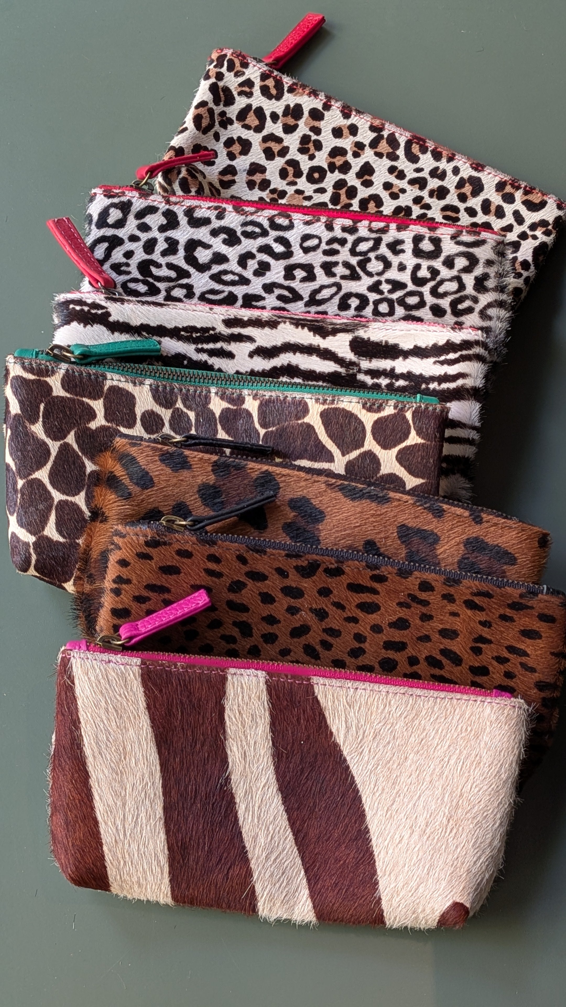 Kim White - Large Cosmetic Bags - Animal Print