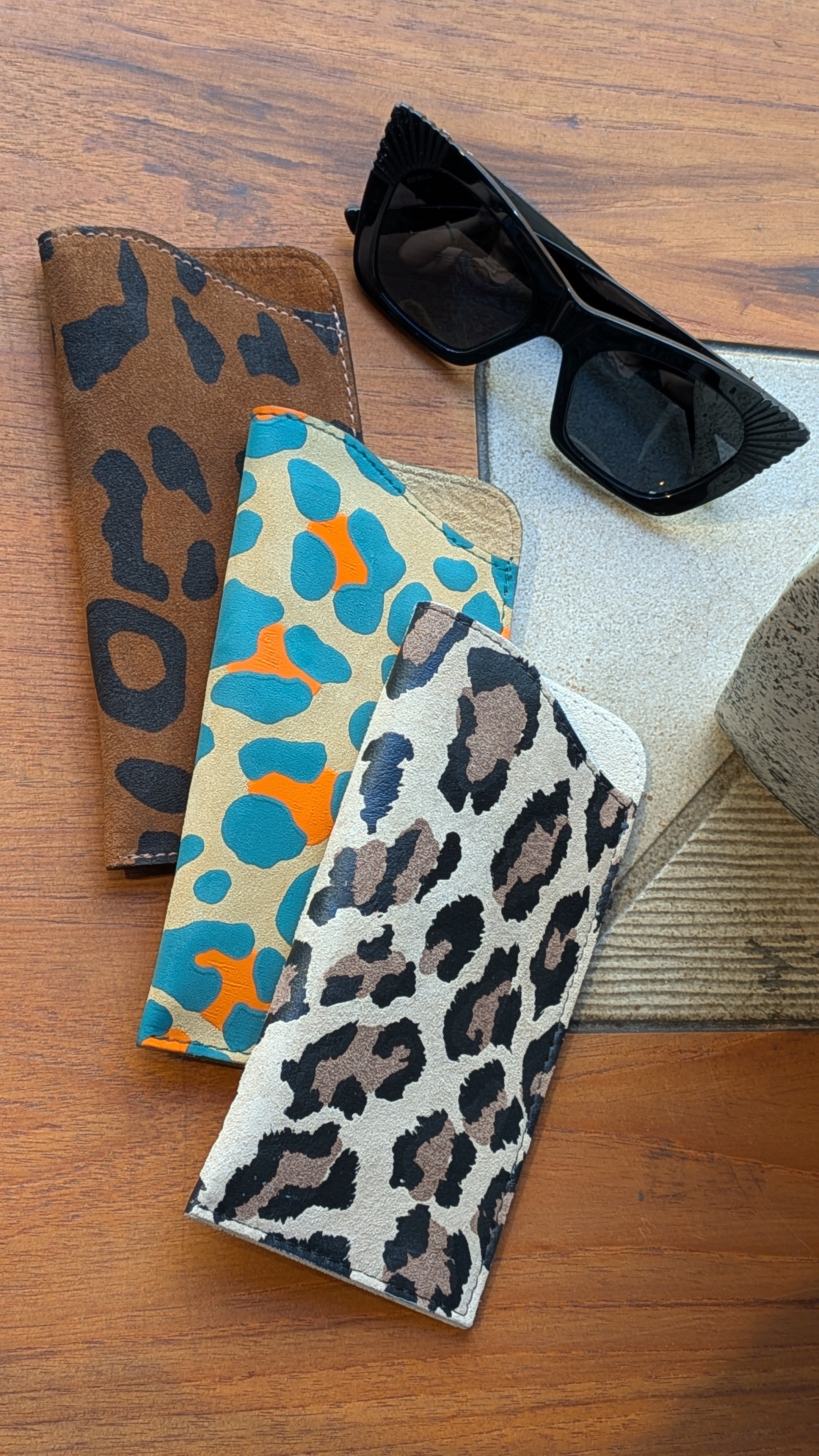 Kim White - Glasses Case - Leopard