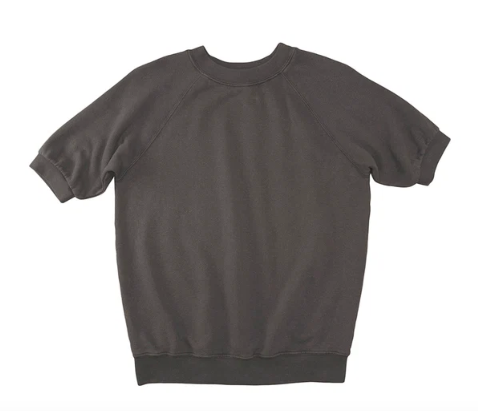 Jungmaven Hemp Fleece - Short Sleeve Raglan Sweatshirt - Coffee Bean Brown