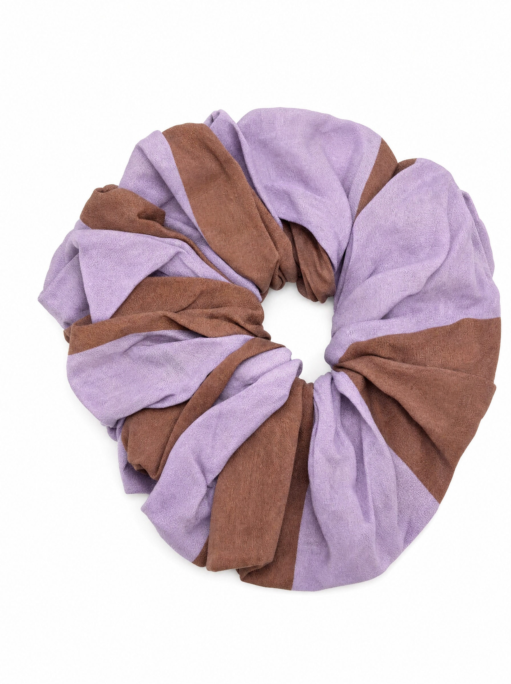 Scrunchie - Chestnut Stripe