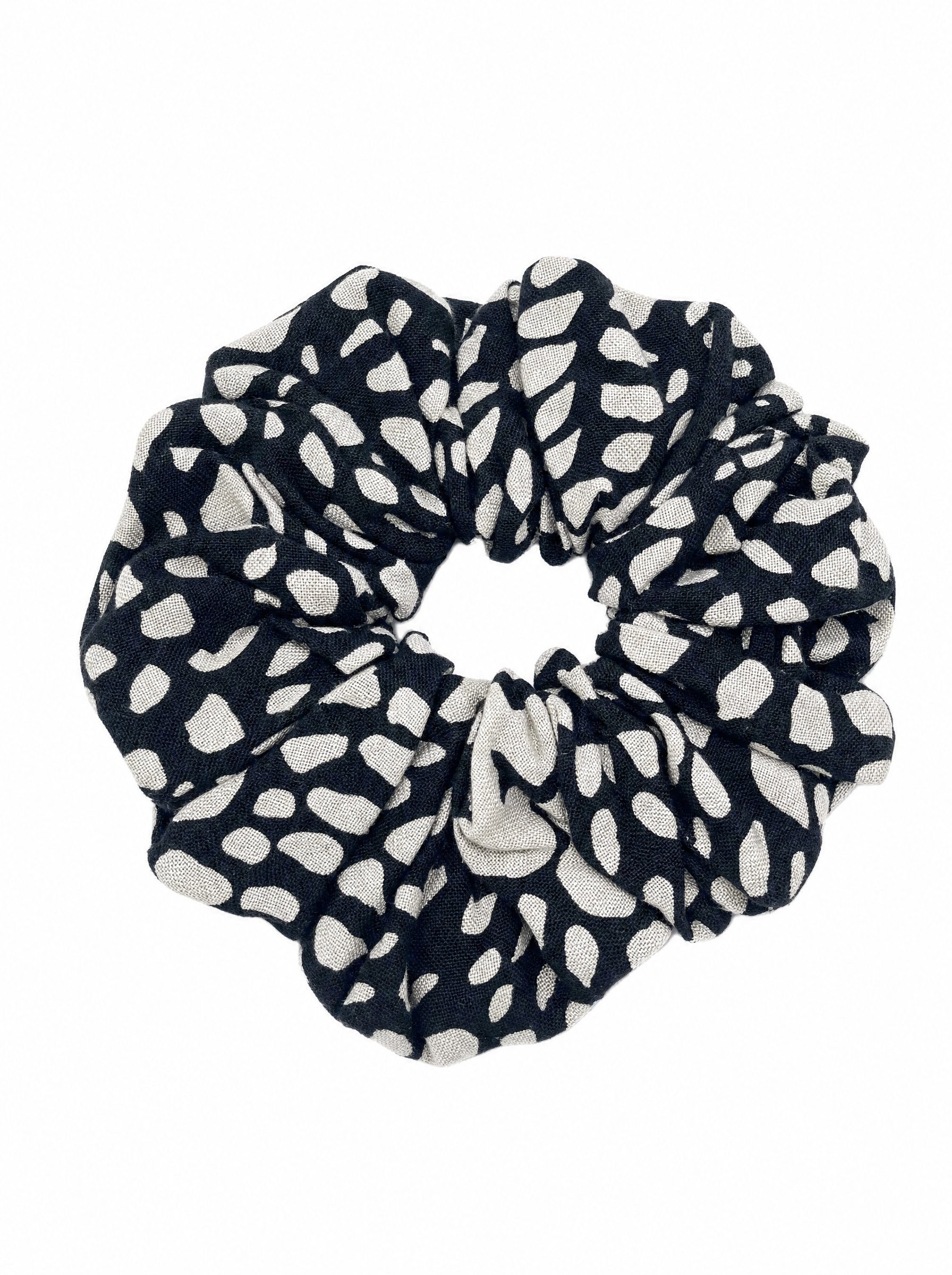 Scrunchie - Black Pebble