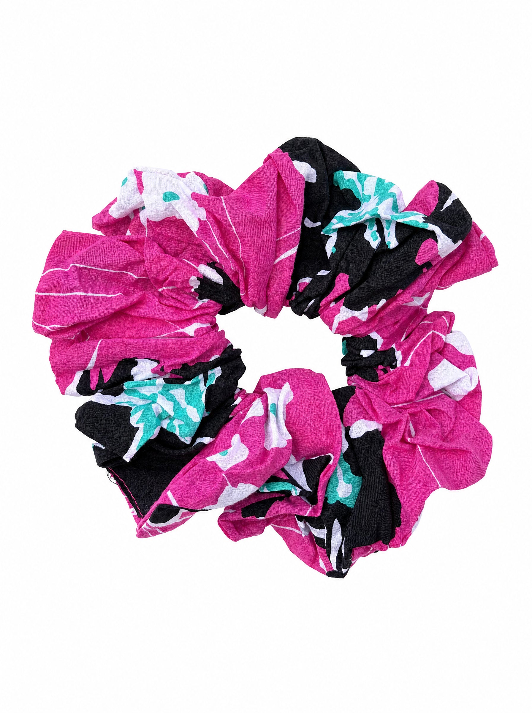 Scrunchie - Magenta Sky