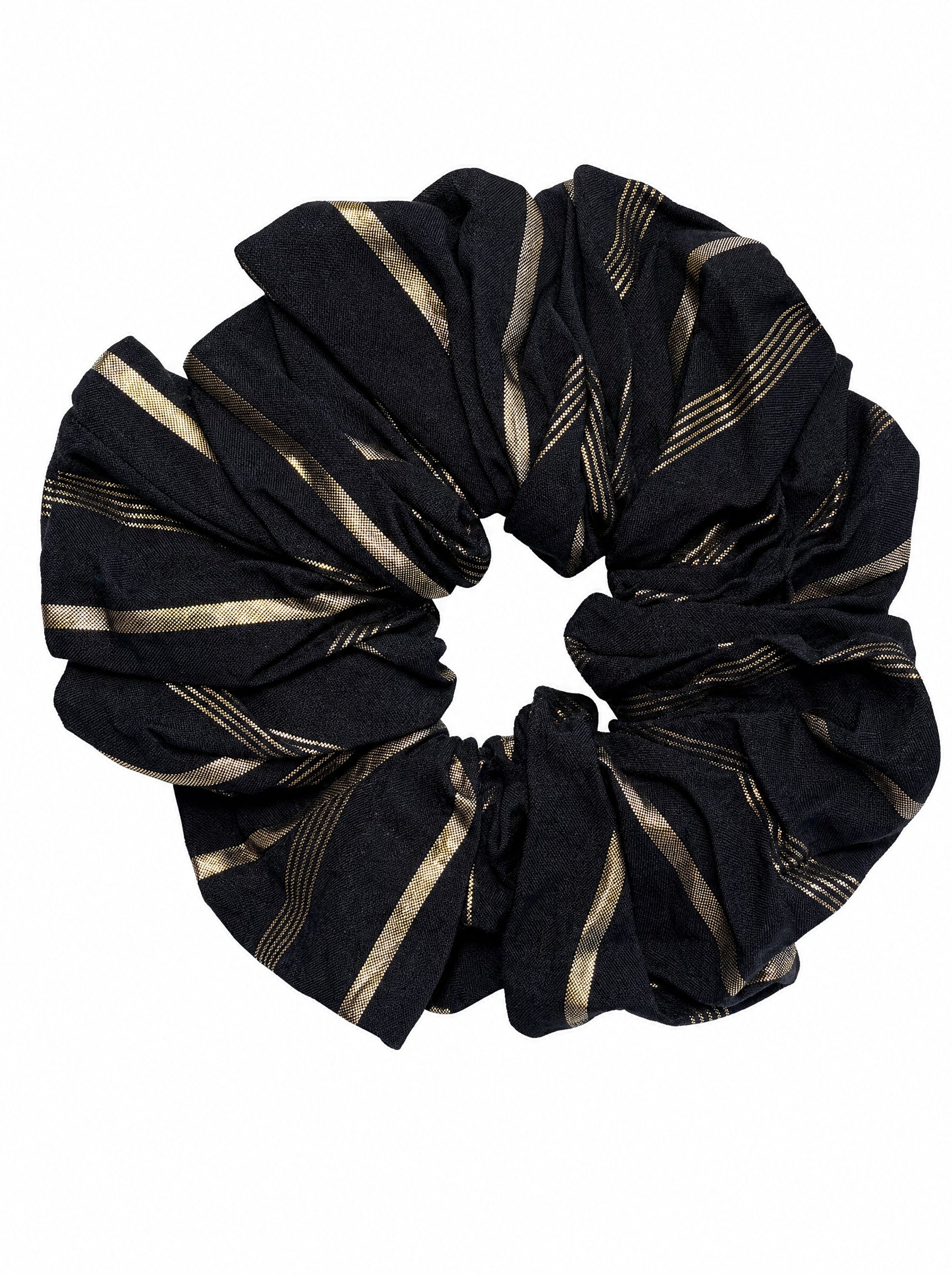 Scrunchie - Gold Stripe
