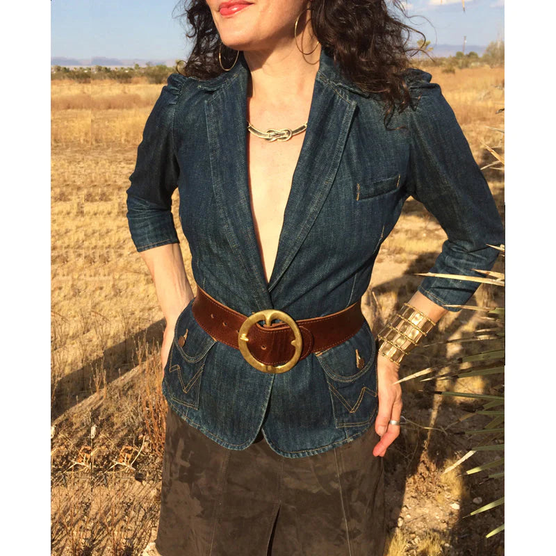 Kim White - Chunky Waist Belt - Black