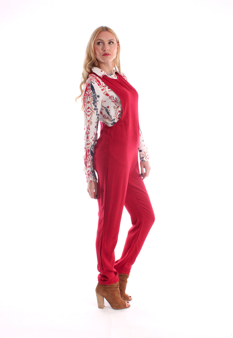 Kumasi Jumpsuit | BEL KAZAN | Scarlett | Rayon Tweed | Made in Bali